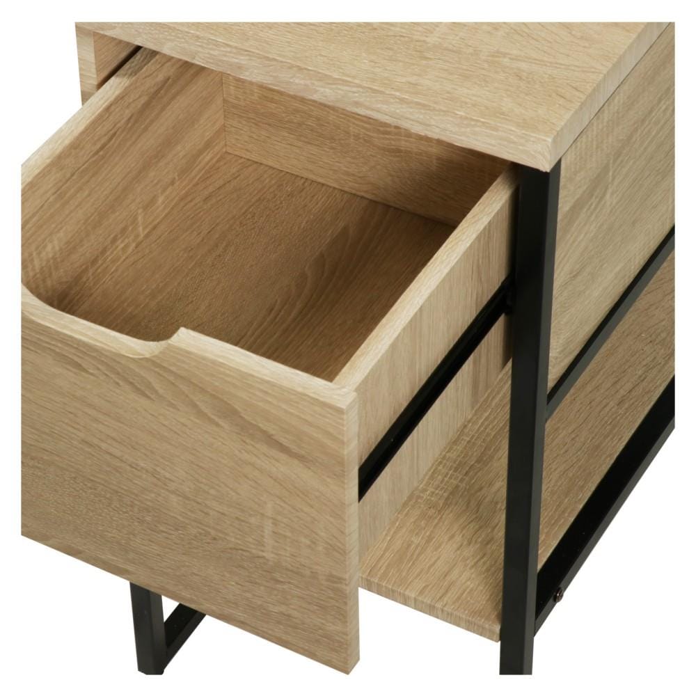 โต๊ะทำงานไม้ FURDINI HAGAN CT-3602 120 ซม. สี LIGHT OAK