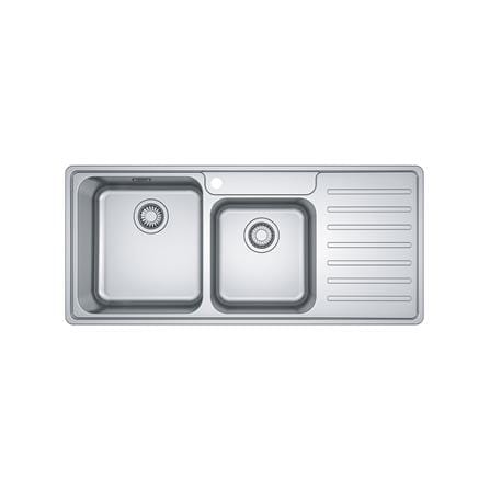 ซิงค์ฝัง 2หลุม 1ที่พักขวา FRANKE BCX 621 RH สเตนเลส_0