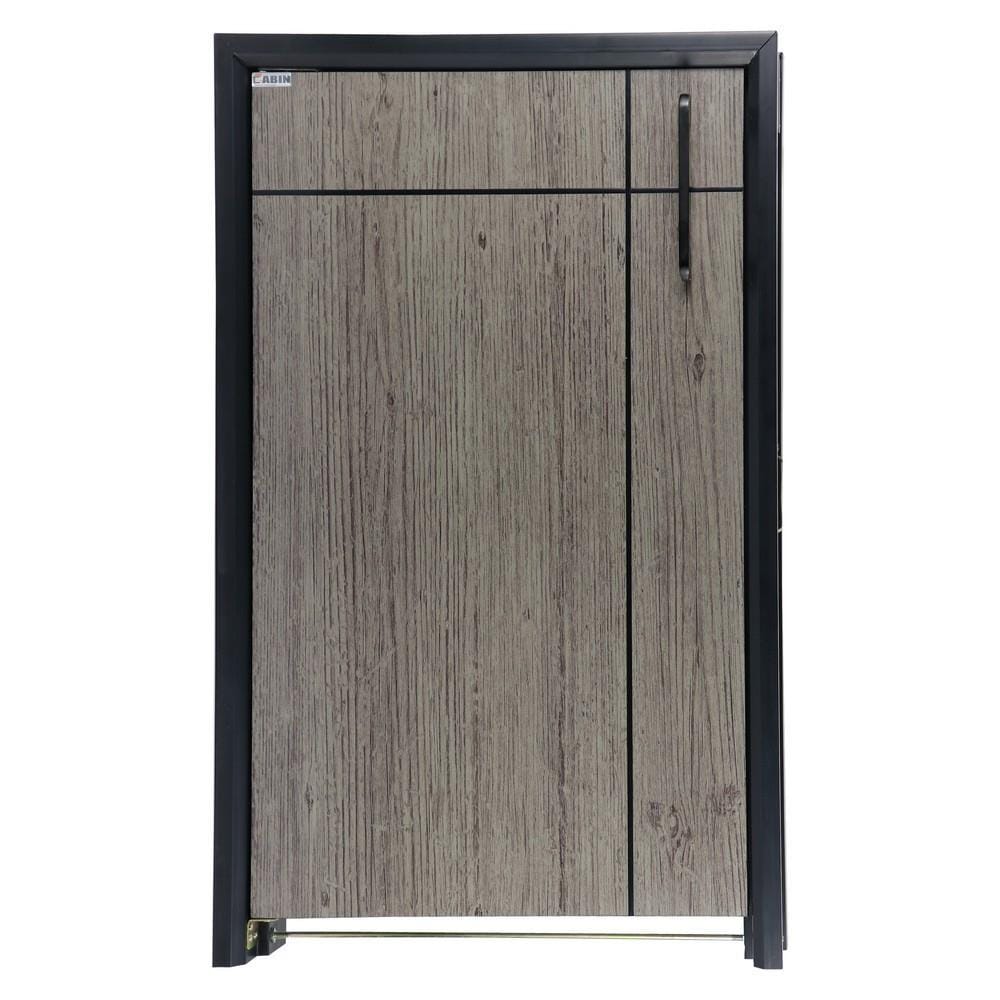 บานถังแก๊ส CABIN CHIC 49.5x75 ซม. สี GRAY OAK