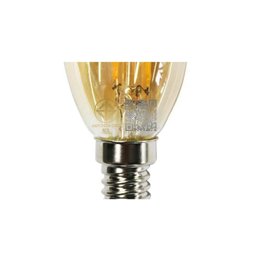 หลอด LED RACER OPERA FILAMENT AMBER 2 วัตต์ E14 WARMWHITE