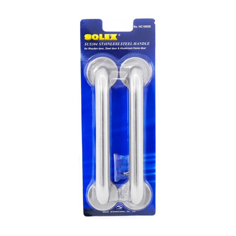 มือจับดึงประตู SOLEX HC180 6 นิ้ว สีสเตนเลส