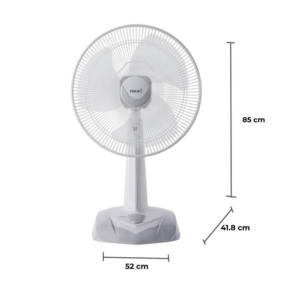 พัดลมตั้งโต๊ะ 18 นิ้ว HATARI HT-T18M3  สีเทา