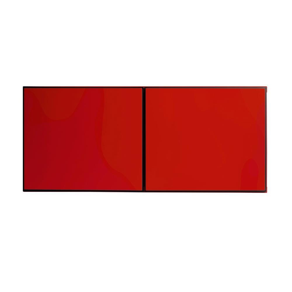 ตู้เหล็กบานเปิดทึบ KIOSK DB-302 สีแดง