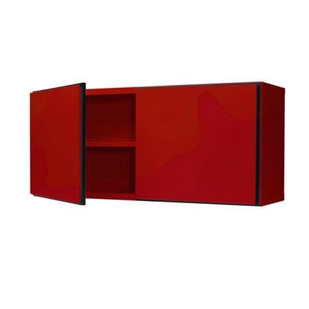 ตู้เหล็กบานเปิดทึบ KIOSK DB-302 สีแดง_1