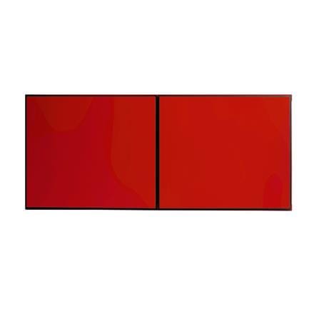 ตู้เหล็กบานเปิดทึบ KIOSK DB-302 สีแดง_2