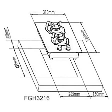 เตาฝังแก๊ส FRANKE FGH 3216 31 ซม._1