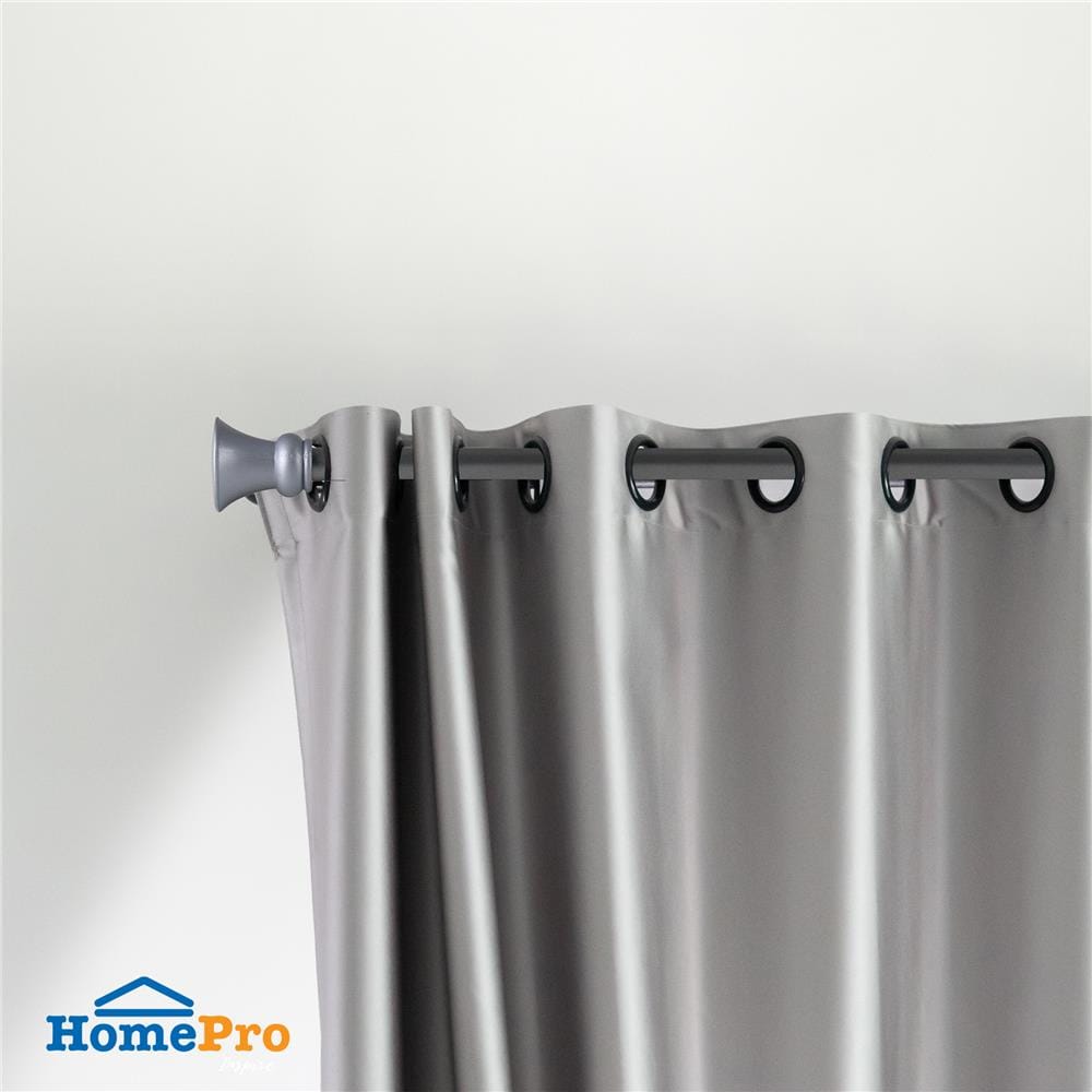 รางเหล็ก ยืดหด HOME LIVING STYLE EGYPTIAN 110-210 ซม. สีเงินรมดำ