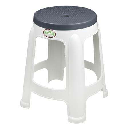 เก้าอี้พลาสติก SPRING BEST CHAIR สี CHARCOAL