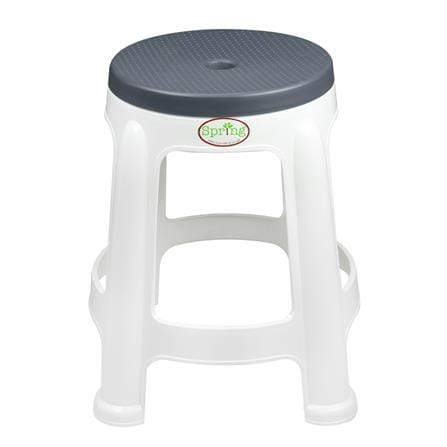 เก้าอี้พลาสติก SPRING BEST CHAIR สี CHARCOAL_1