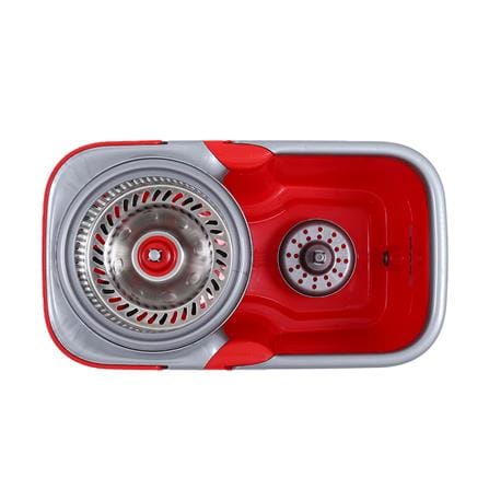 ชุดอุปกรณ์ถังปั่นพร้อมไม้ม็อบ POLY-BRITE HURRICANE สีแดง_3