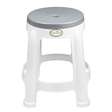 เก้าอี้พลาสติก SPRING BEST CHAIR สีเทา_1