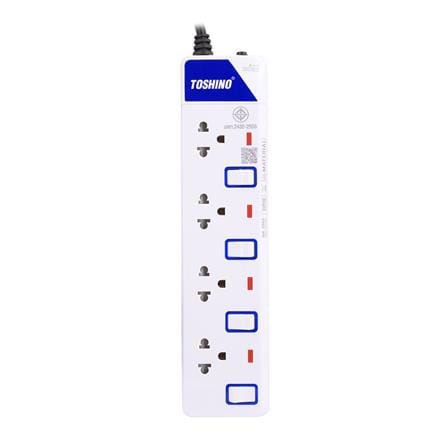 POWER STRIP TOSHINO ET-914 4-OUTLET 4-SWITCH 3M
