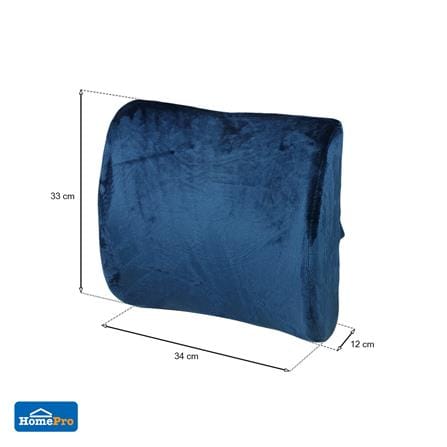 เบาะรองหลัง HOME LIVING STYLE MEMORY FOAM 13X13 นิ้ว สีน้ำเงิน_7