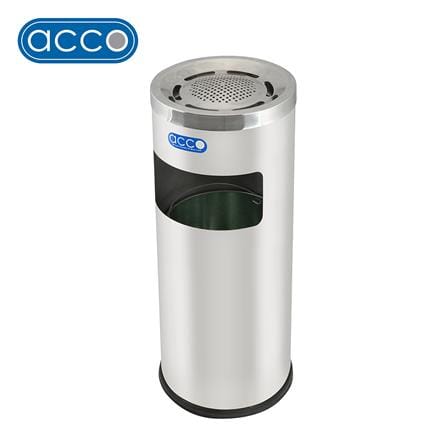 ถังขยะกลม ACCO ML-HM9430B ขนาด 12L สีเงิน_0