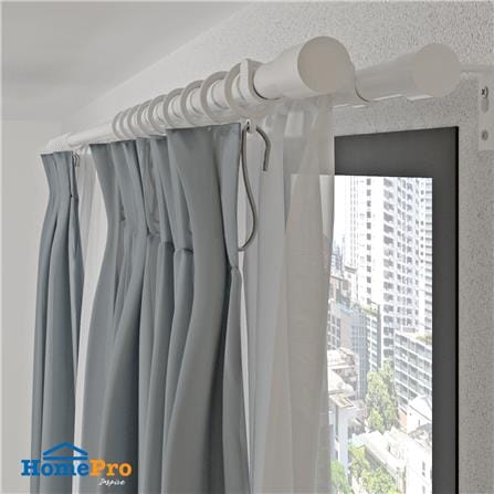 ตะขอม่านจีบ HOME LIVING STYLE NO.4 สีเงิน แพ็ก 20 ชิ้น_3
