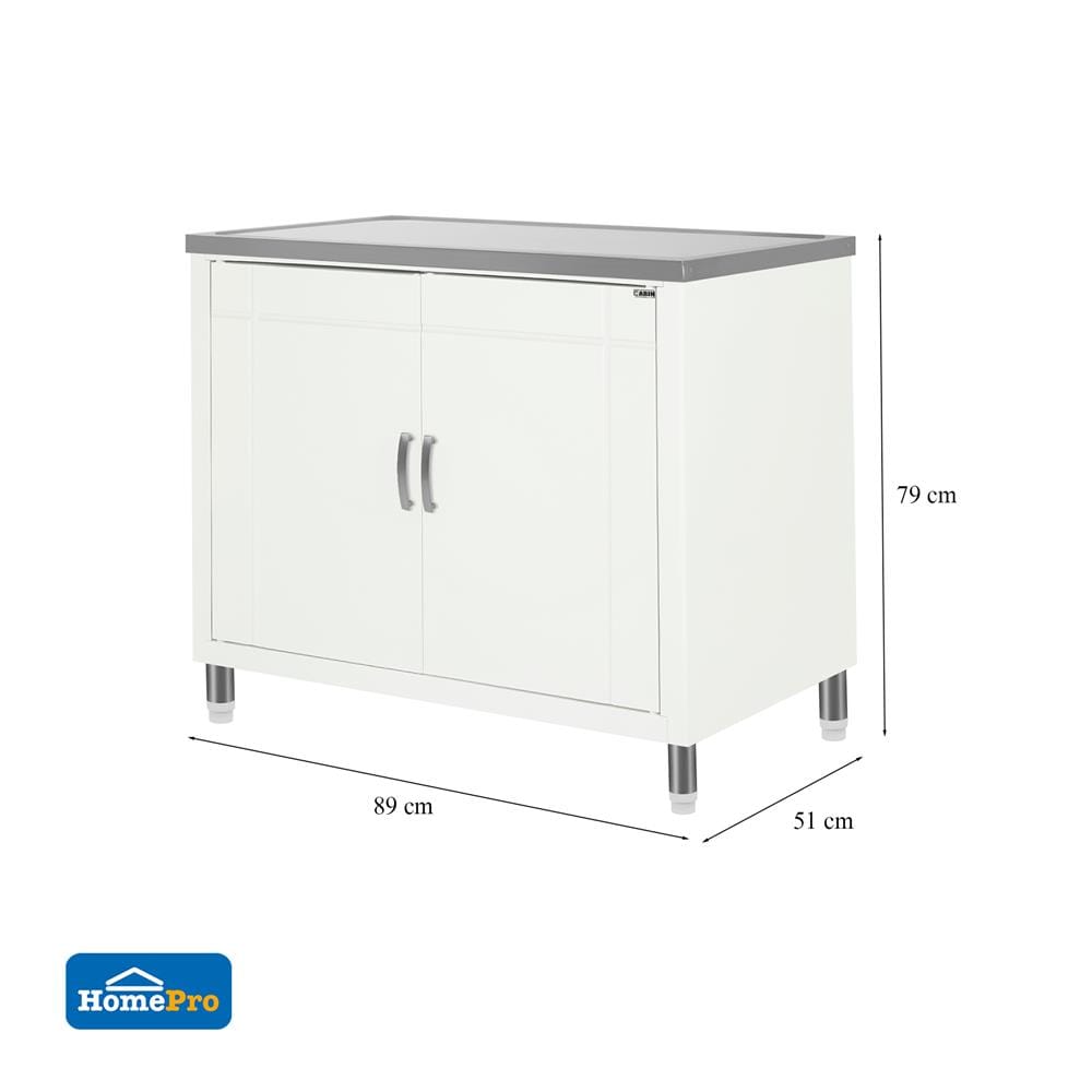ตู้ตั้งพื้น CABIN PP G6 89X79 ซม. สีครีม
