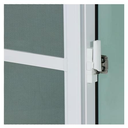 หน้าต่างบานเลื่อน อะลูมิเนียม S-F-S มุ้ง SANKYOALUMI J-TRUST VENTILATION 240x110 ซม. สีขาว_2
