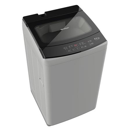 เครื่องซักผ้าฝาบน SHARP ES-W80T สีเทา 8 กก._0