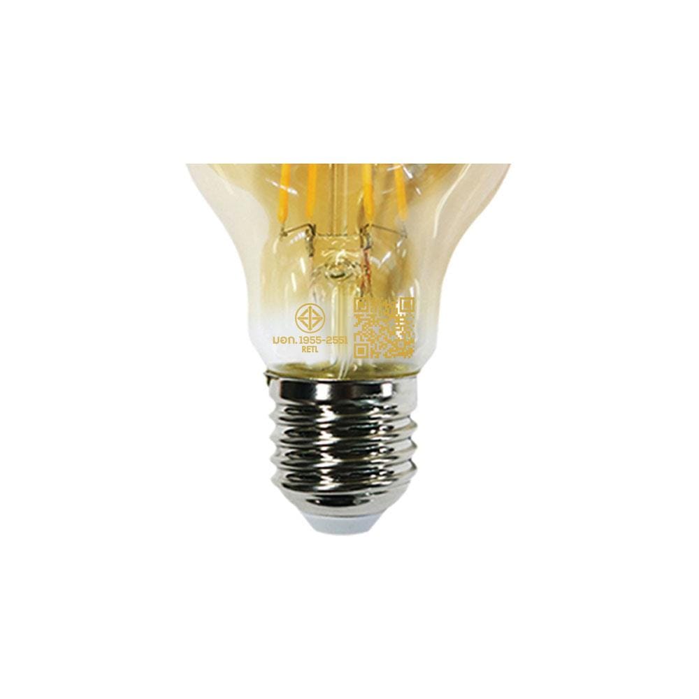 หลอด LED RACER A60 FILA AMB 4 วัตต์ WARM WHITE E27
