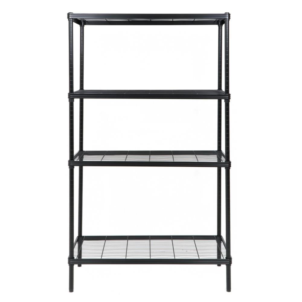 ชุดชั้นวางของโล่ง 4 ชั้น FURDINI WIRE LINNER STEEL สีดำ 2 ชิ้น