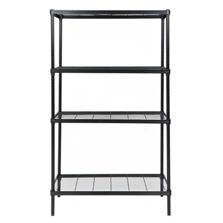 ชุดชั้นวางของโล่ง 4 ชั้น FURDINI WIRE LINNER STEEL สีดำ 2 ชิ้น_1