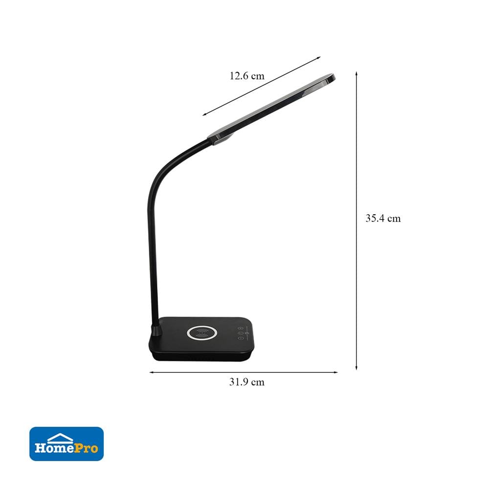 ไฟอ่านหนังสือ LED CARINI LA-N316 7 วัตต์ สีดำ