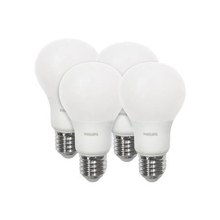 หลอด LED PHILIPS A60 12 วัตต์ DAYLIGHT E27 แพ็ก 4 ชิ้น