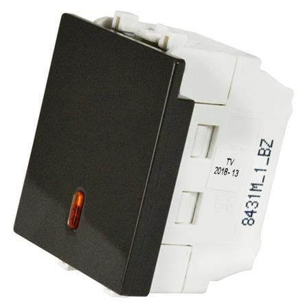สวิตช์ 1 ทาง SCHNEIDER 8431M 1 BZ ขนาด 1.5 ช่อง สีน้ำตาล_1