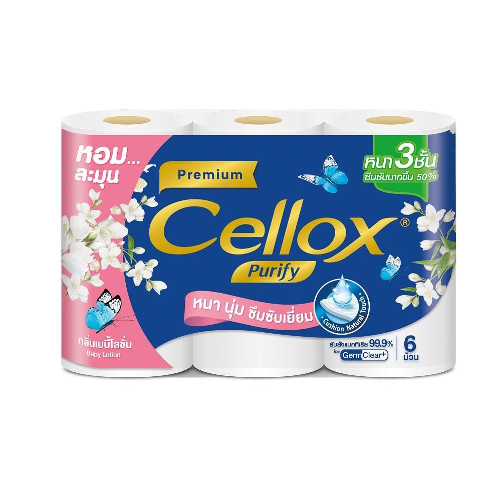 กระดาษชำระ CELLOX PREMIUM  BABY แพ็ค6