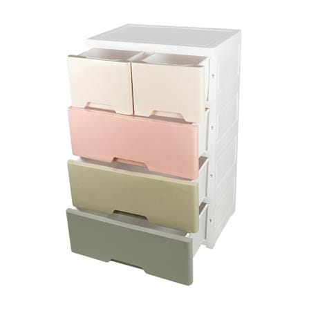 ตู้ลิ้นชัก 4 ชั้นทึบ STACKO M4 40x58x93.5 ซม. สี PASTEL_2