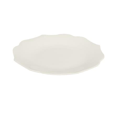 จาน FINE CHINA ตื้น 10" ROYAL FINE CHINA BARONESS WHITE