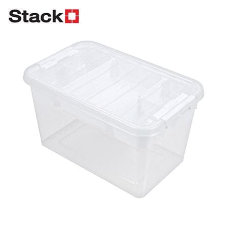 กล่องล็อกพร้อมถาด STACKO 59340 15.5x24.4x13.5 ซม.