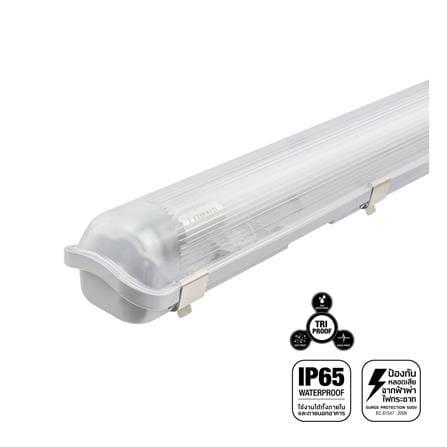 รางนีออนกันฝน LED LAMPTAN TRI PROOF SET 18 วัตต์ DAYLIGHT สีขาว_0