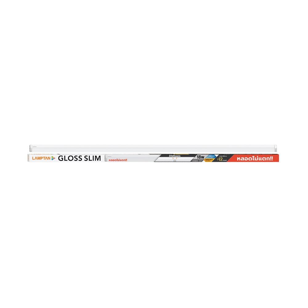 ชุดรางนีออน LED LAMPTAN GLOSS SLIM 18 วัตต์ WARM WHITE