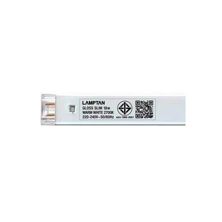 ชุดรางนีออน LED LAMPTAN GLOSS SLIM 18 วัตต์ WARM WHITE_4