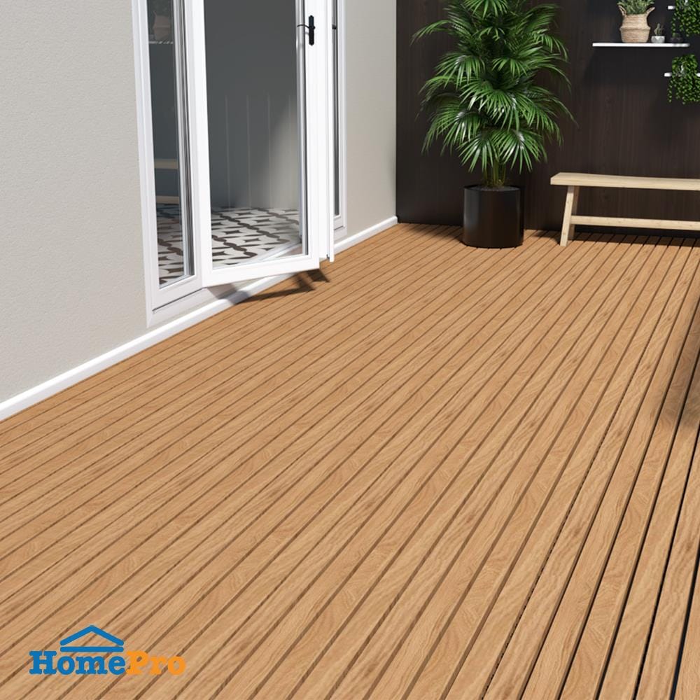 ทางเท้าไม้เต็งหน้าใหญ่ SPRING 30X90 ซม.