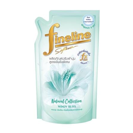 รีฟิลน้ำยาปรับผ้านุ่ม FINELINE 490ml WINDY BLISS_0