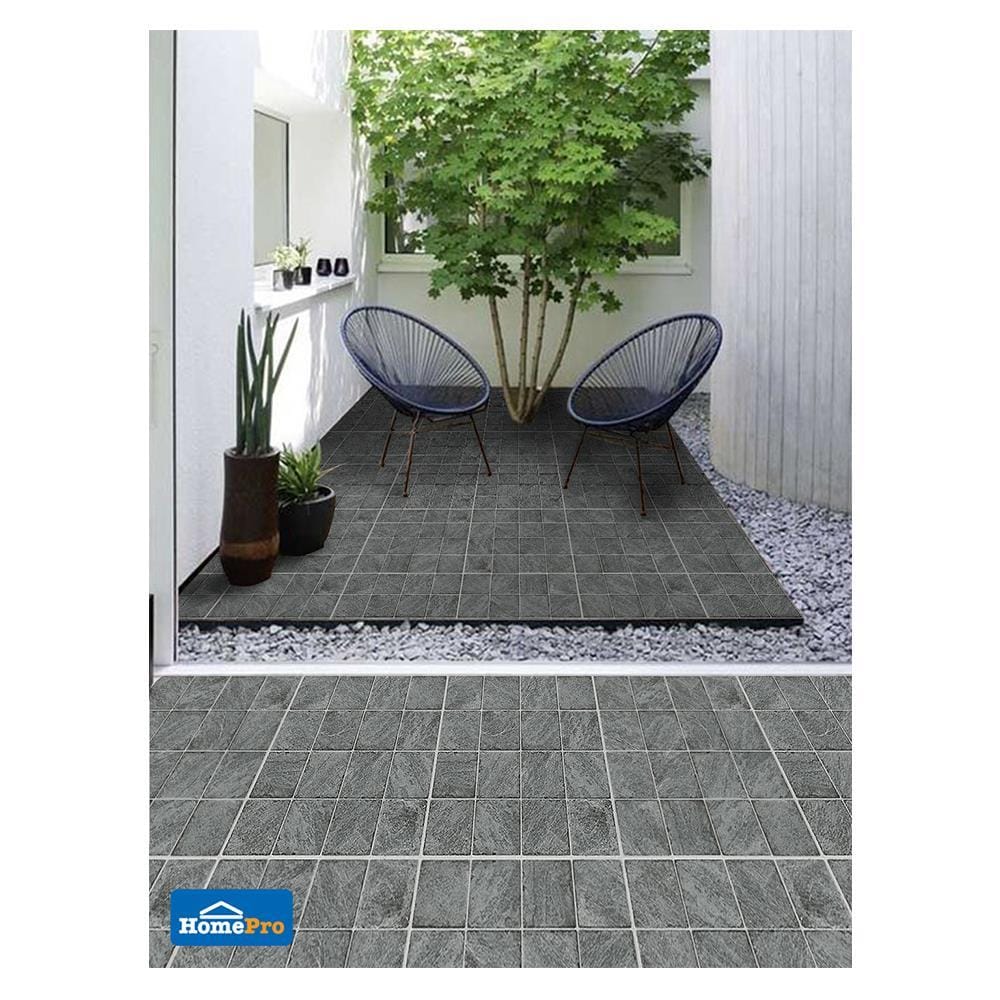 กระเบื้องพื้นพอร์ซเลน  40x40 ซม. CERGRES จากัวร์ เทา A