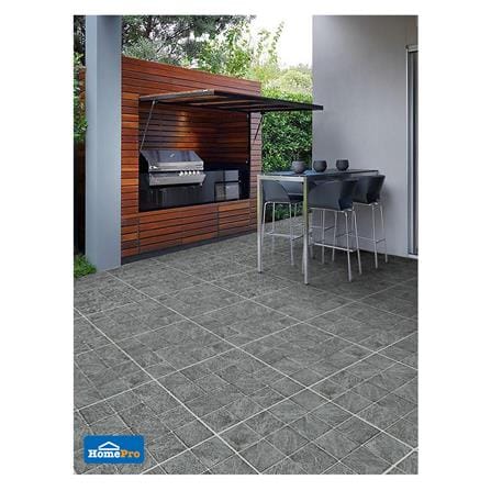 กระเบื้องพื้นพอร์ซเลน  40x40 ซม. CERGRES จากัวร์ เทา A_5