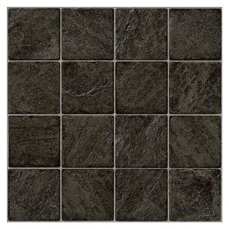 กระเบื้องพื้นพอร์ซเลน  40x40 ซม. CERGRES จากัวร์ ดำ A 0.96M2