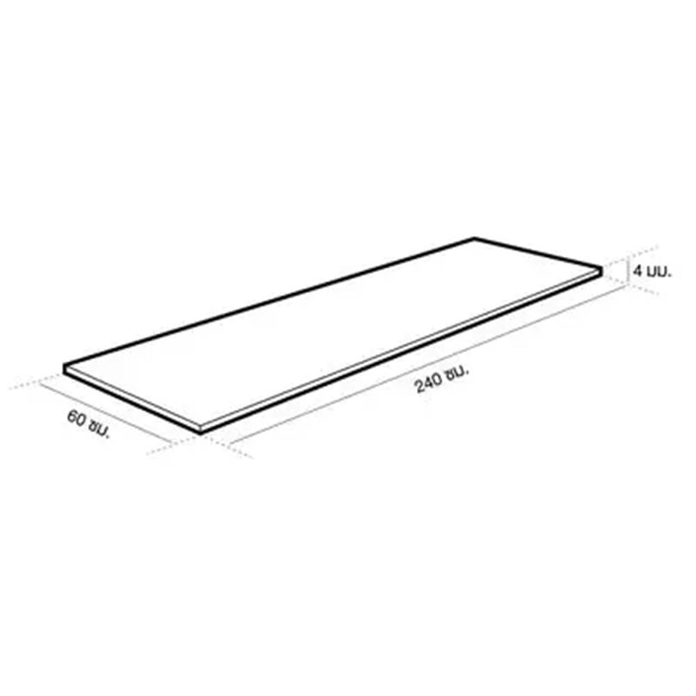 ฝ้าบอร์ดโปร SHERA ขอบตรง 0.4x60x240 ซม.