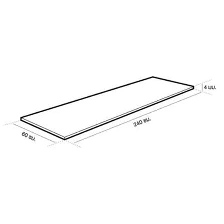 ฝ้าบอร์ดโปร SHERA ขอบตรง 0.4x60x240 ซม._5