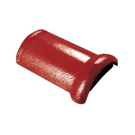 ครอบสันโค้ง CT ตราเพชร 20.5x33 ซม. สีแดงชบา_0