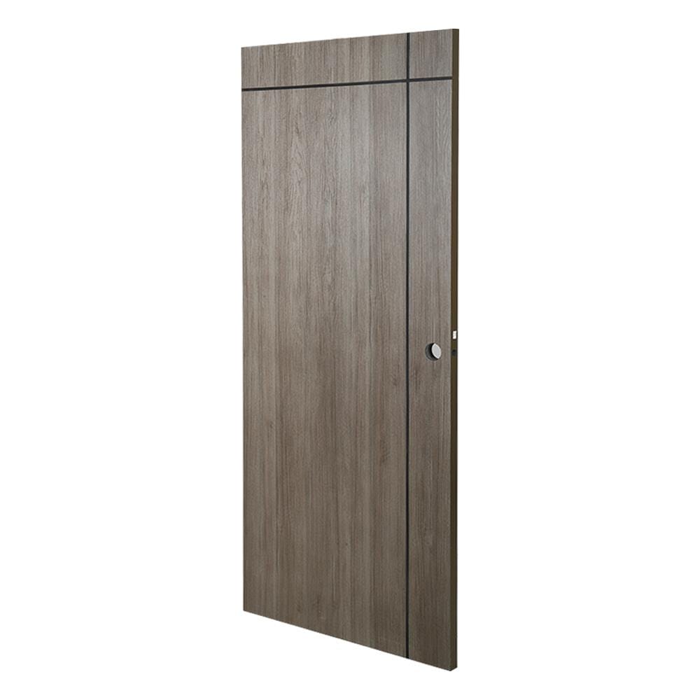 ประตูภายใน UPVC PARAZZO PUN06 80X200 ซม. สี TEXES OAK เจาะลูกบิด