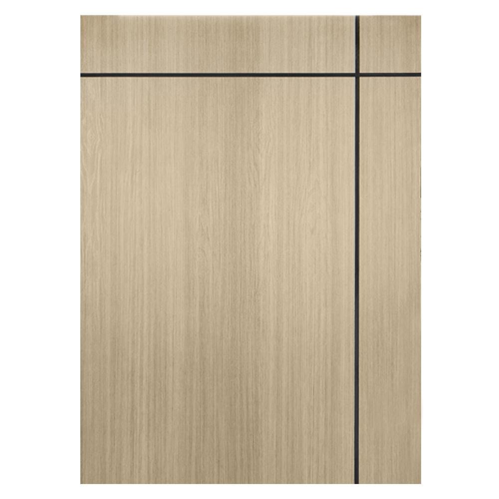 ประตูภายใน UPVC PARAZZO PUN06 80X200 ซม. สี MAPLE เจาะลูกบิด