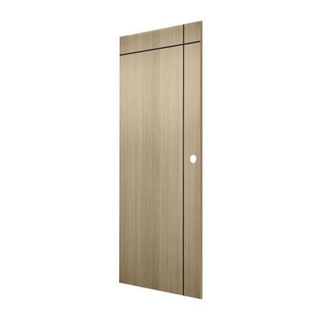 ประตูภายใน UPVC PARAZZO PUN06 80X200 ซม. สี MAPLE เจาะลูกบิด_1