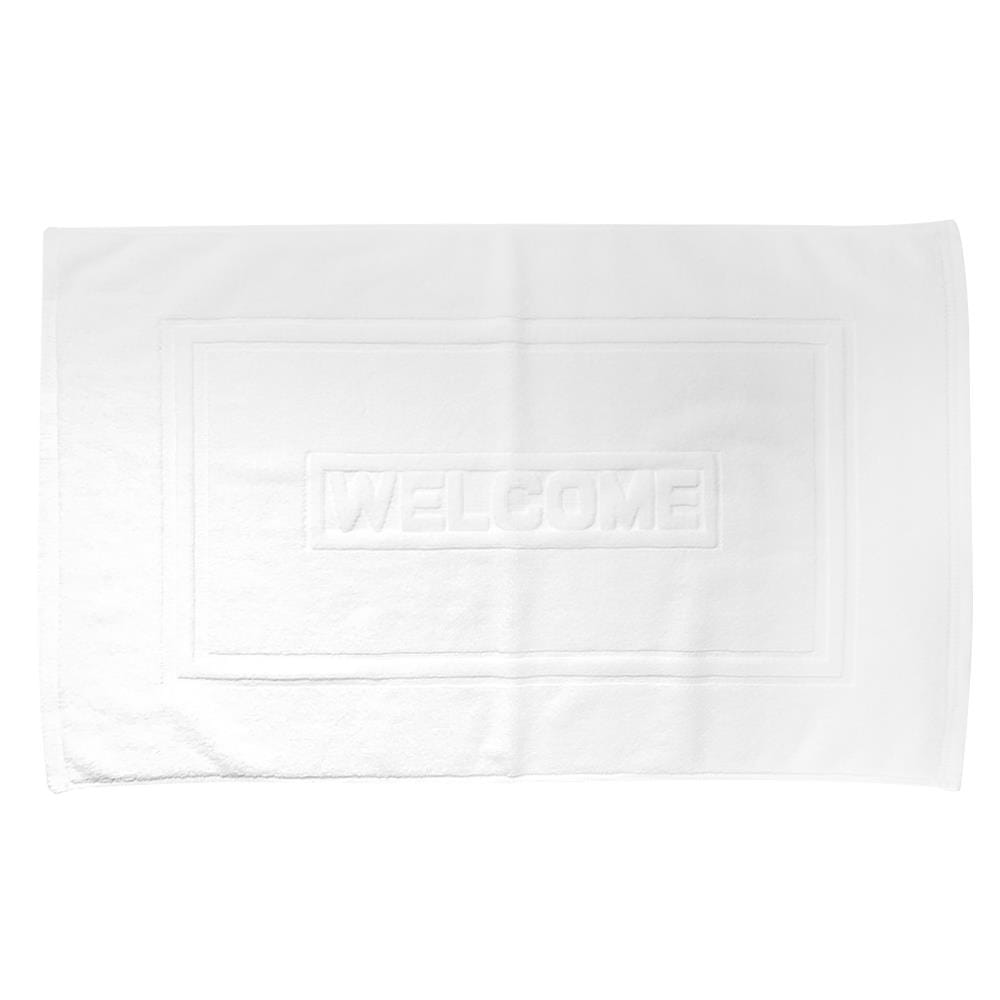 พรมขนหนู HOME LIVING STYLE HOTEL CHOICE 18X28 นิ้ว สีขาว