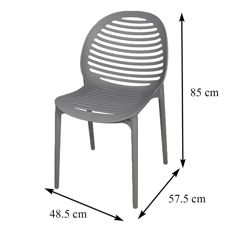 เก้าอี้พลาสติก SPRING VITRA สีเทา
