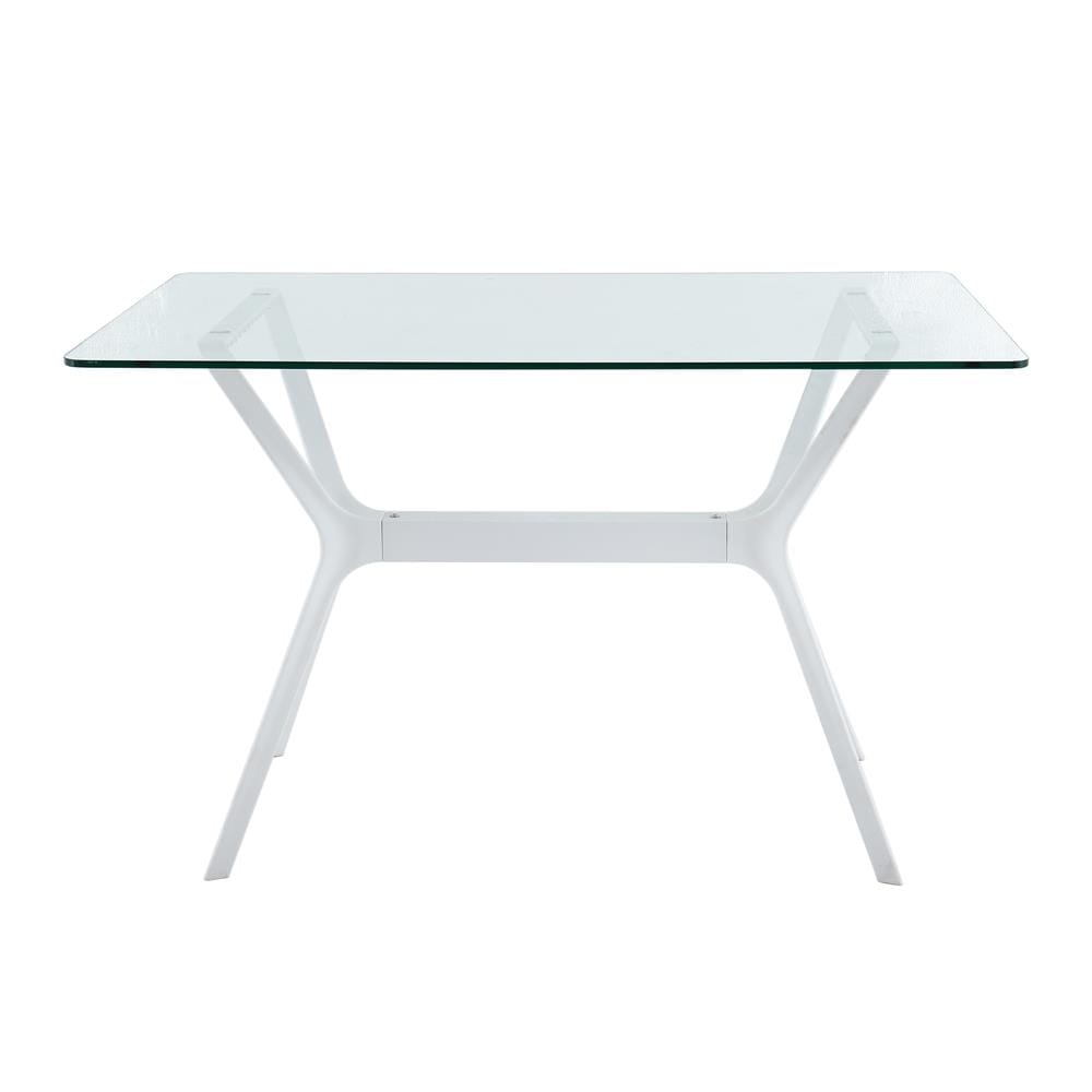 โต๊ะสนามกระจก SPRING VITRA สีขาว