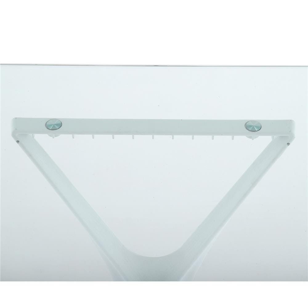 โต๊ะสนามกระจก SPRING VITRA สีขาว
